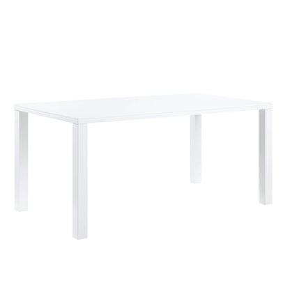 ACME Pagan Dining Table in White High Gloss Finish