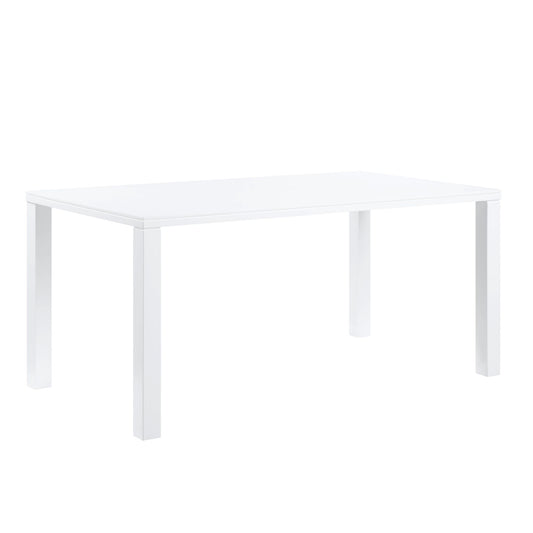 ACME Pagan Dining Table in White High Gloss Finish