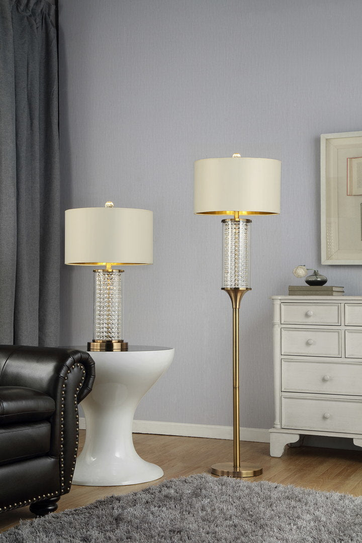 62.25-inch pluviam crystal floor lamp