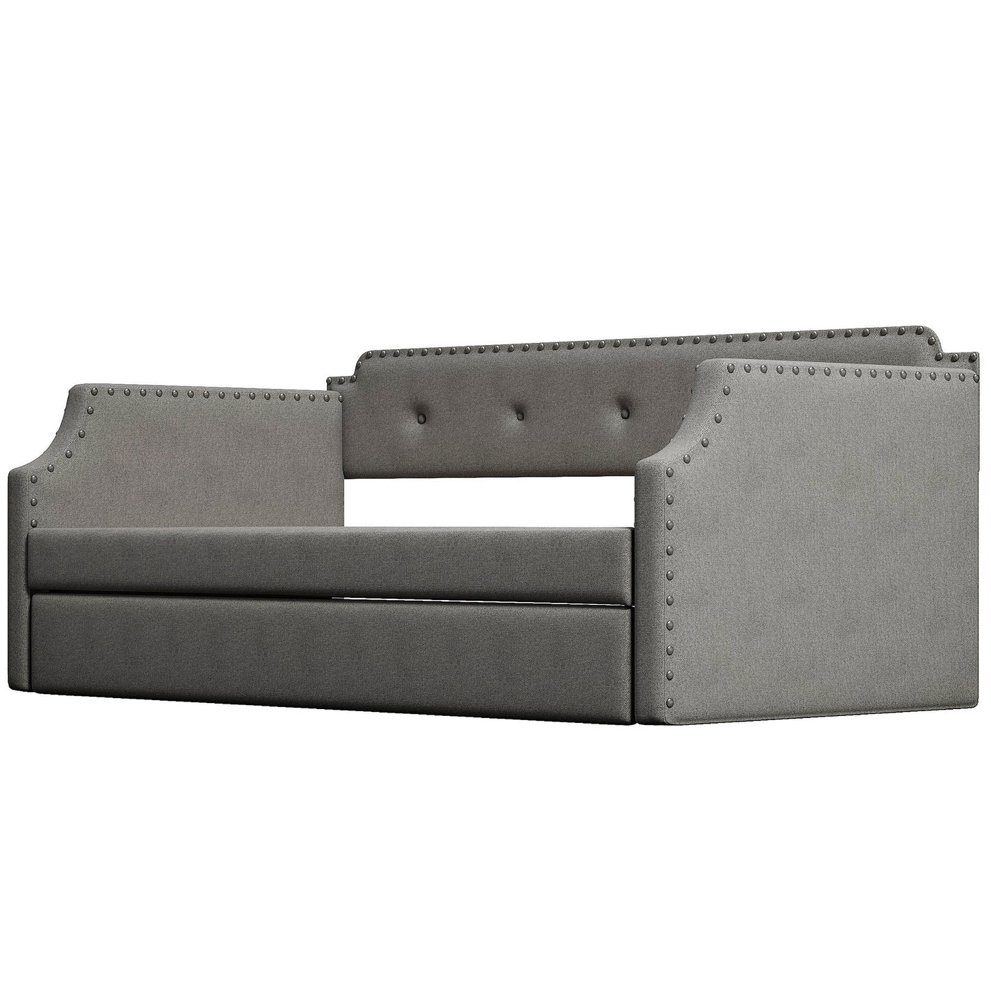 emily upholstered daybed with trundle