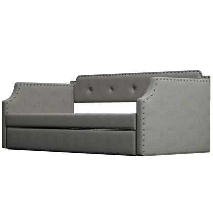 Emily Upholstered Daybed with Trundle