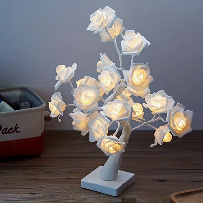 USB Plug LED  Rose Decoration Lamp