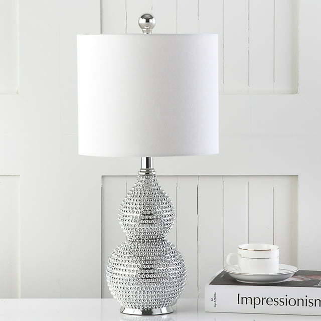 clarabel 20 in. high table lamp, silver