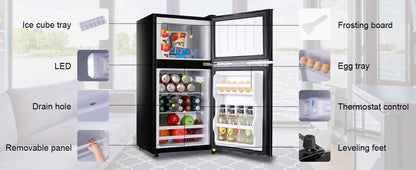 3.5Cu.Ft Compact Refrigerator Mini Fridge with Freezer