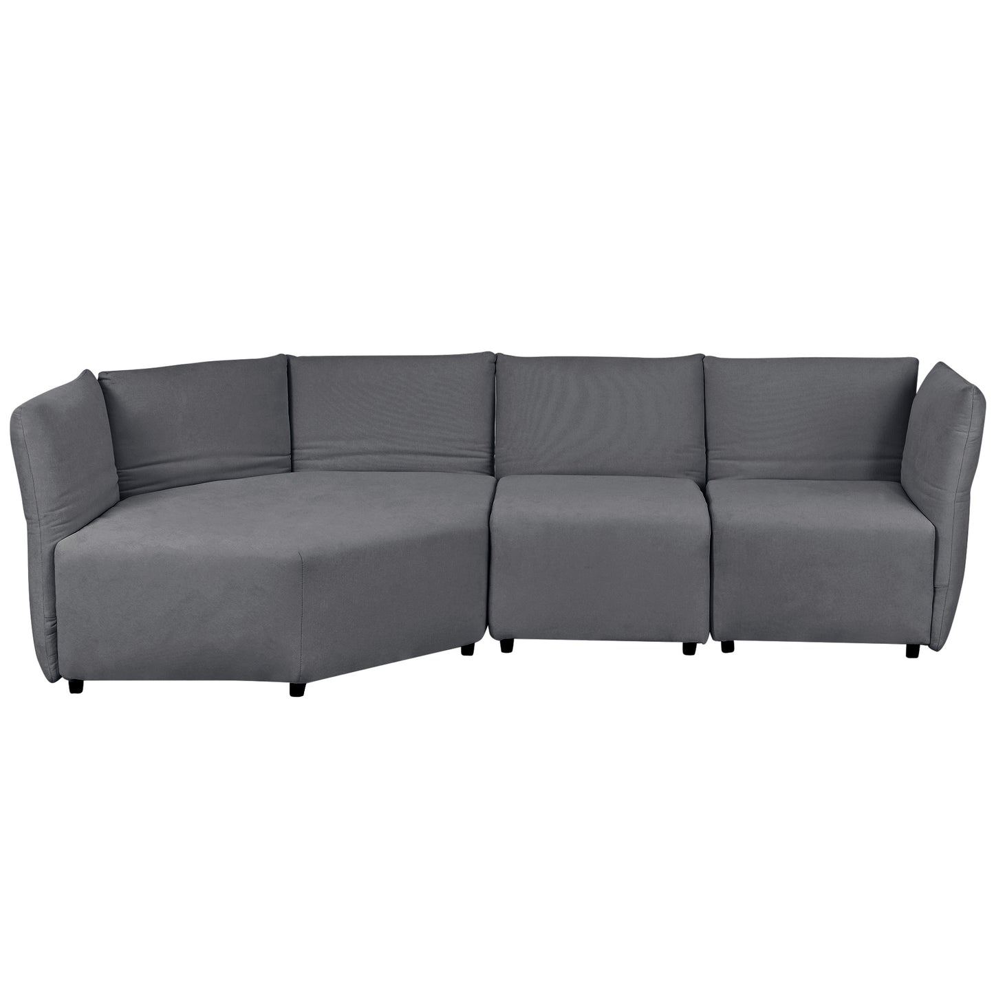 ustyle stylish sofa set, grey