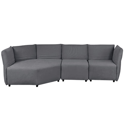 Ustyle Stylish Sofa Set, Grey