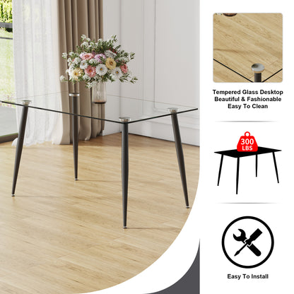 Holli Dining Table Set, White