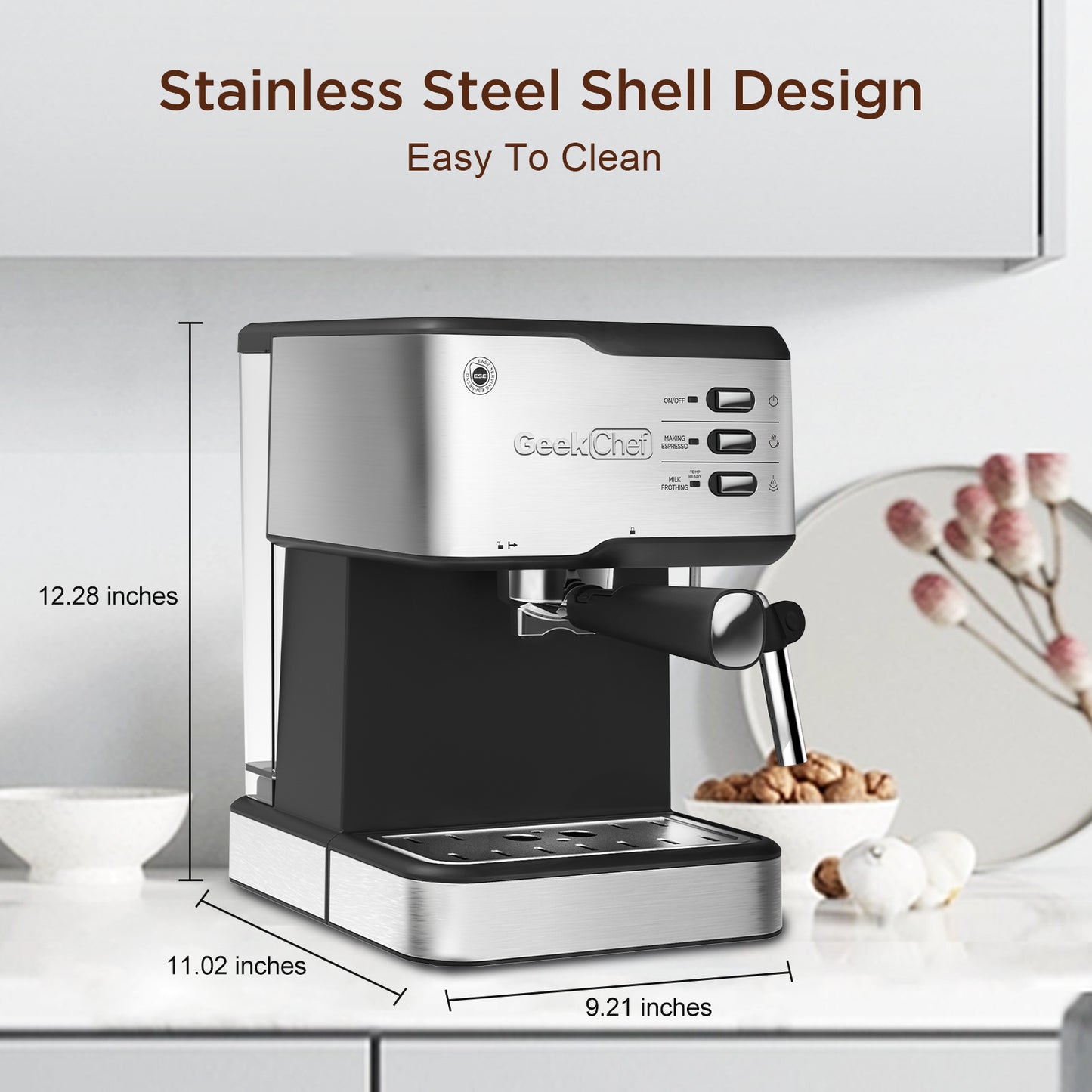 geek chef espresso machine