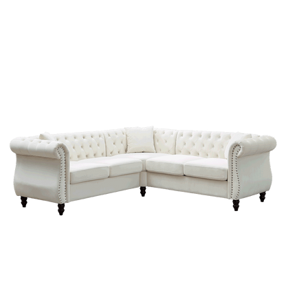 Chesterfield L-Shaped Sectional