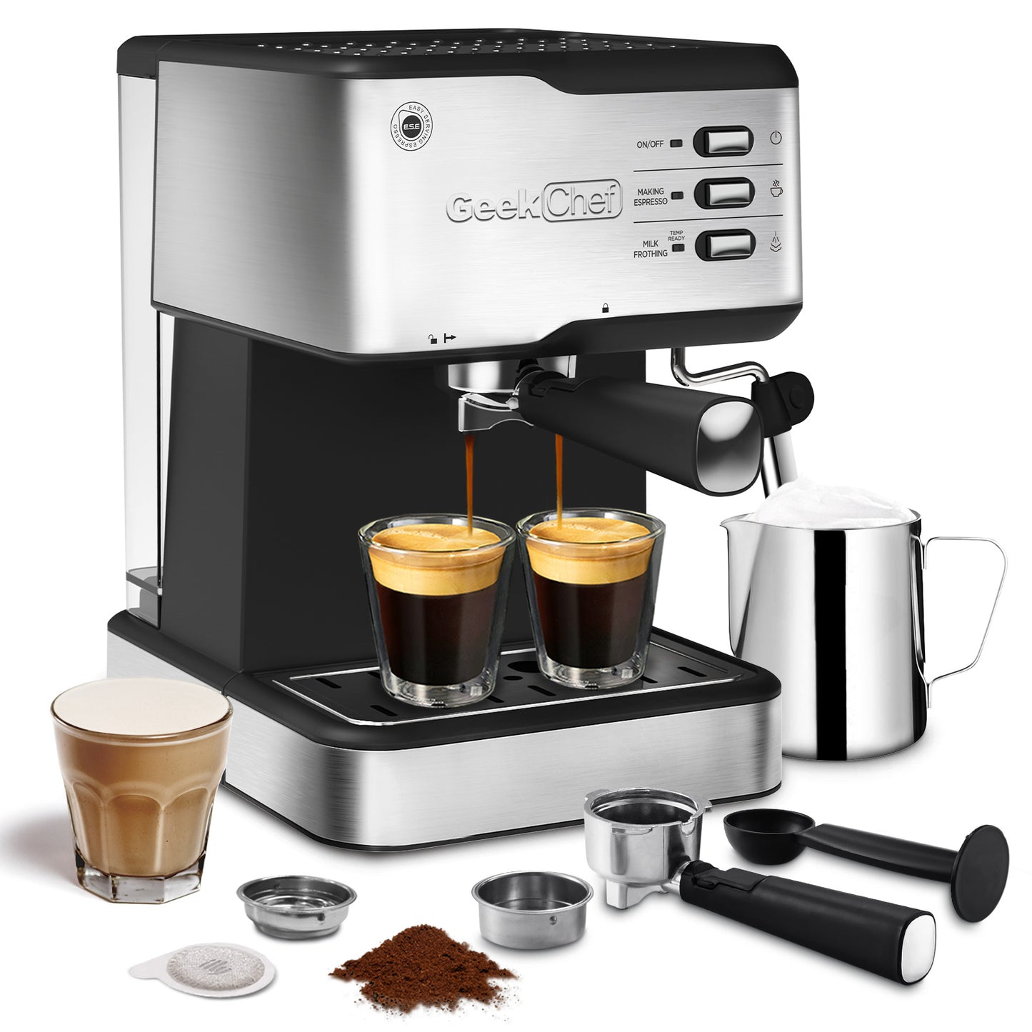 geek chef espresso machine