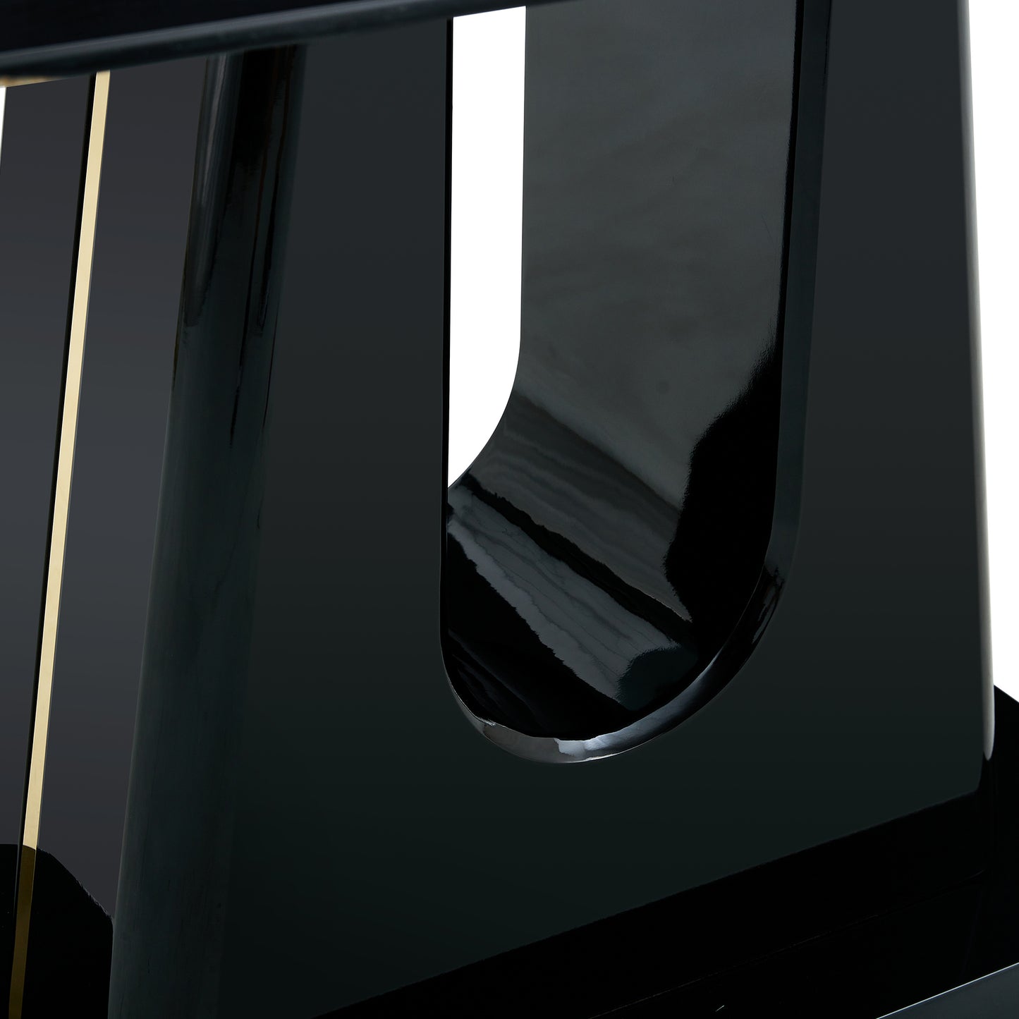 mdf marble table- black