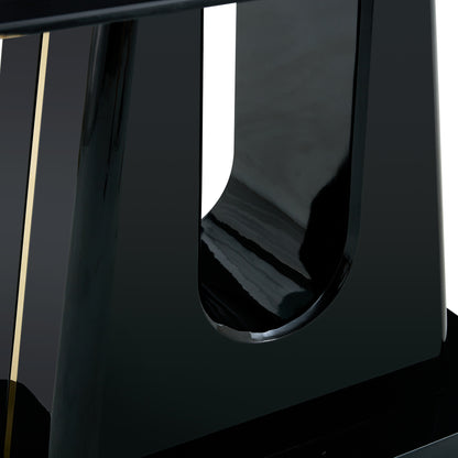 MDF Marble Table- Black