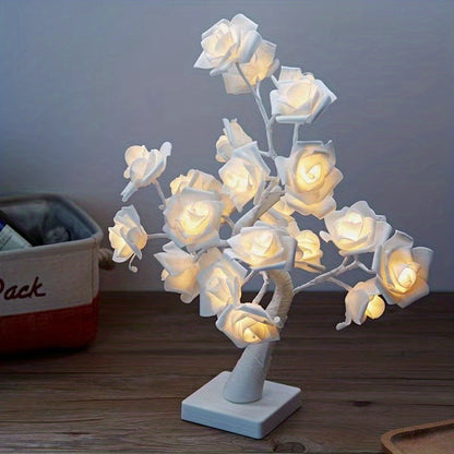 USB Plug LED  Rose Decoration Lamp