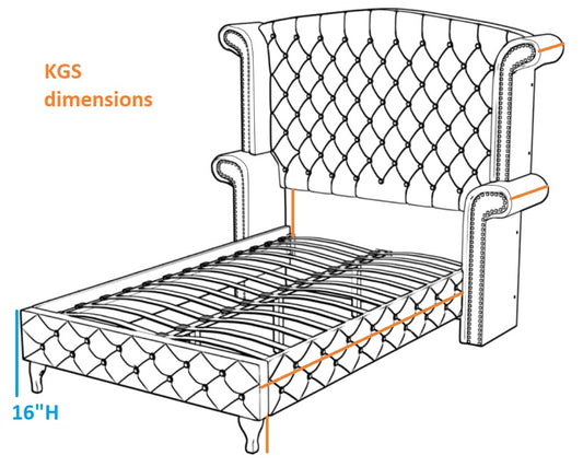 ACME Rebekah Queen Bed in Gray Velvet