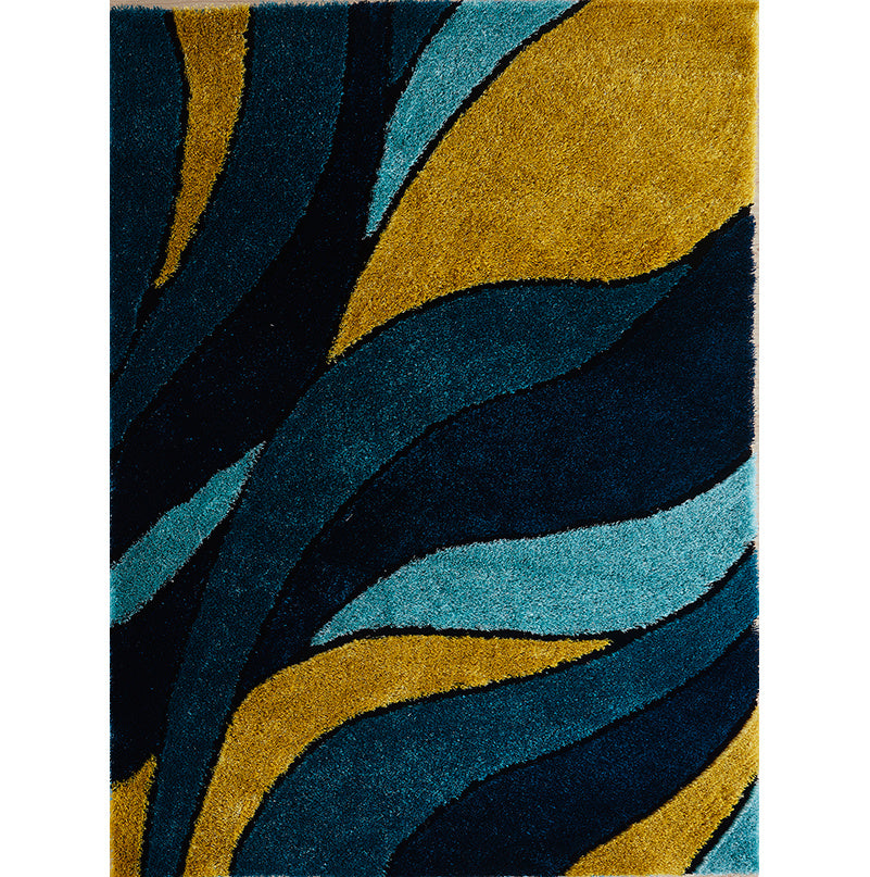 "aria collection" soft pile hand tufted shag area rug