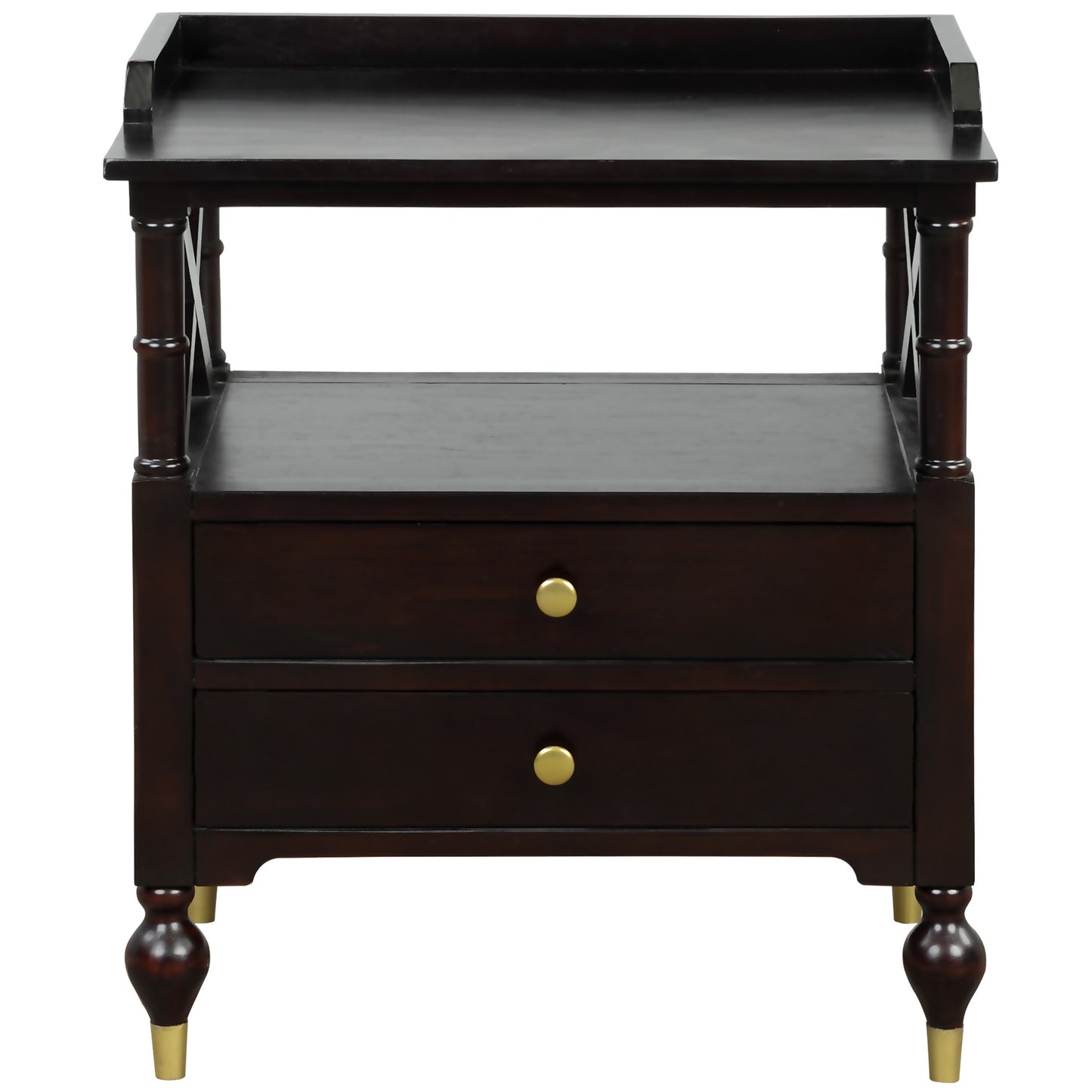 3 pieces bedroom set modern linen curved upholstered beige platform queen bed with two black cherry nightstands