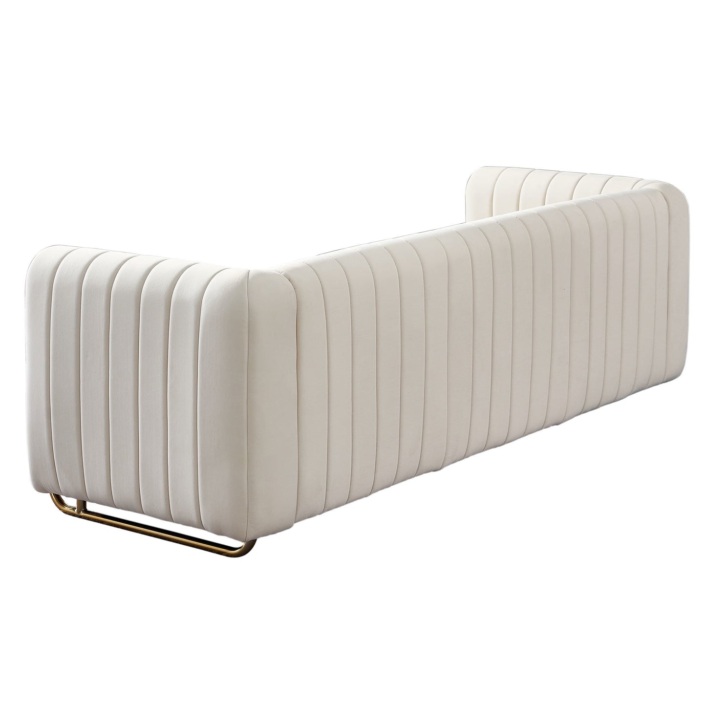 zara velvet sofa couch, beige