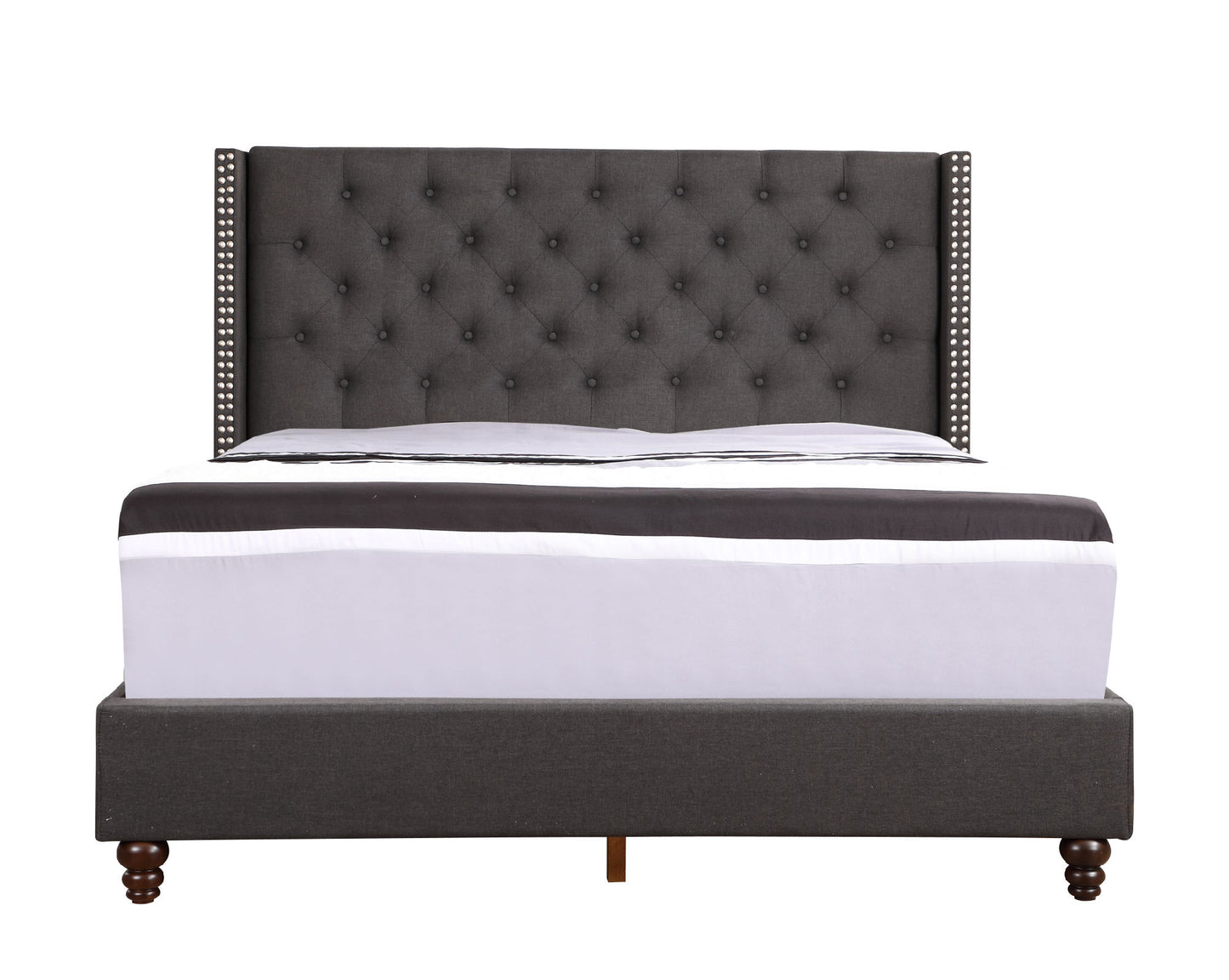 julie king upholstered bed