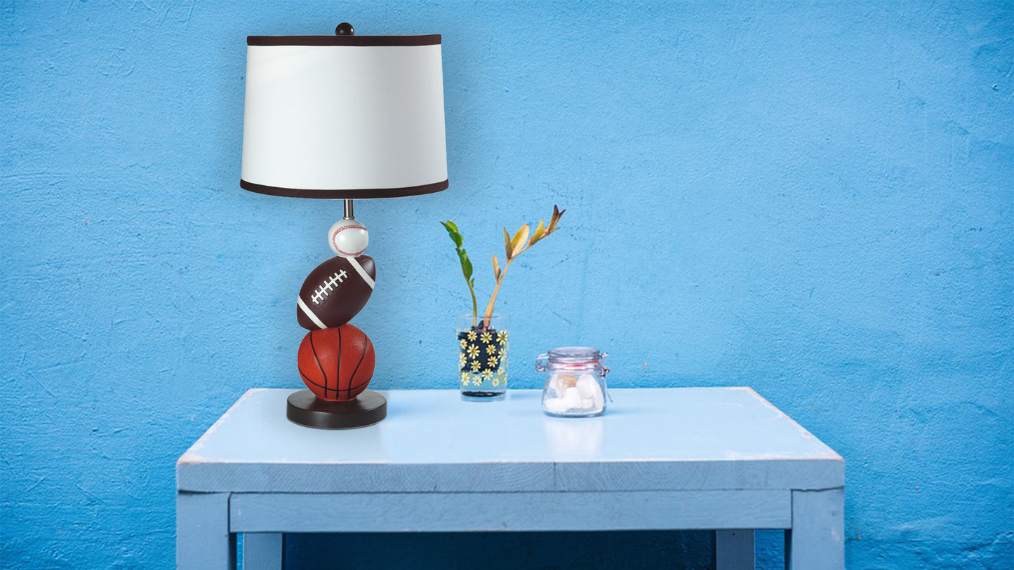 24.5"h multi-sport table lamp