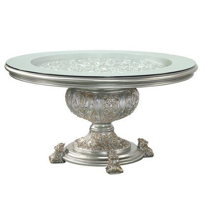 ACME Sandoval DINING TABLE Champagne Finish