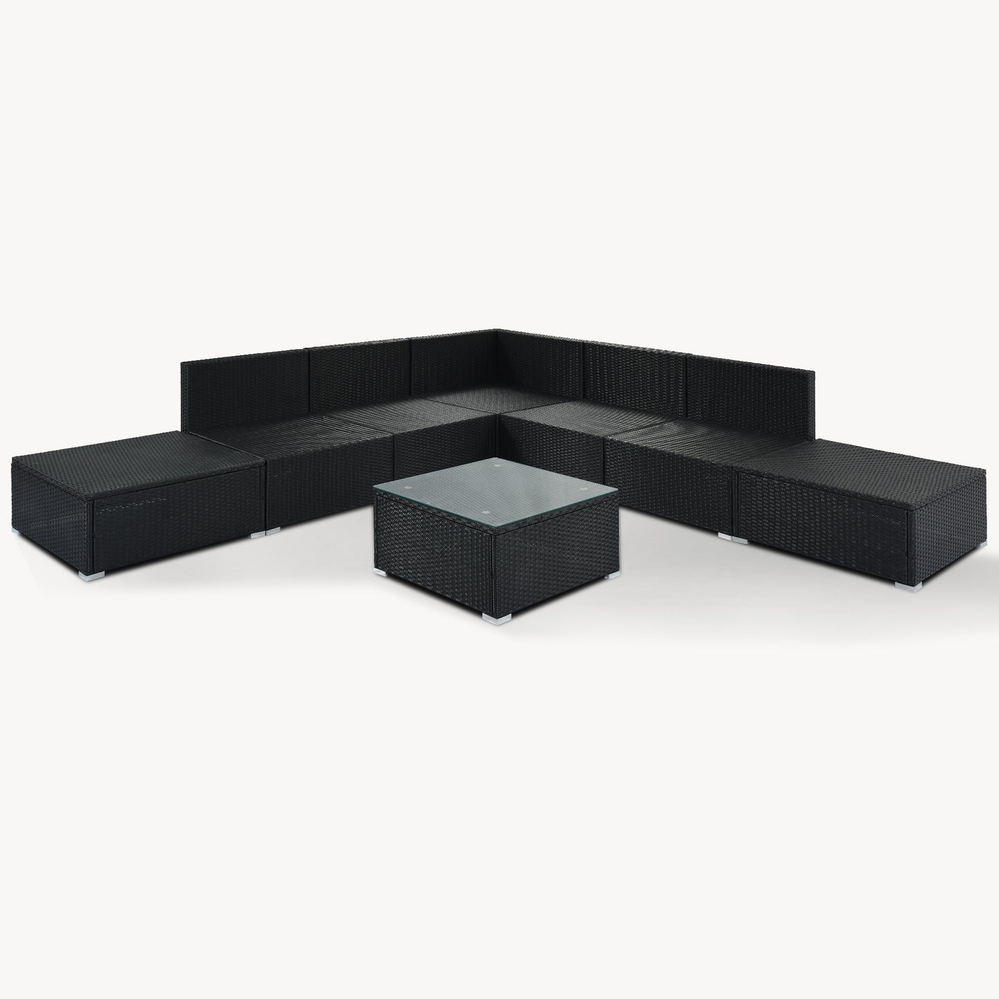 8-pieces outdoor patio furniture sets