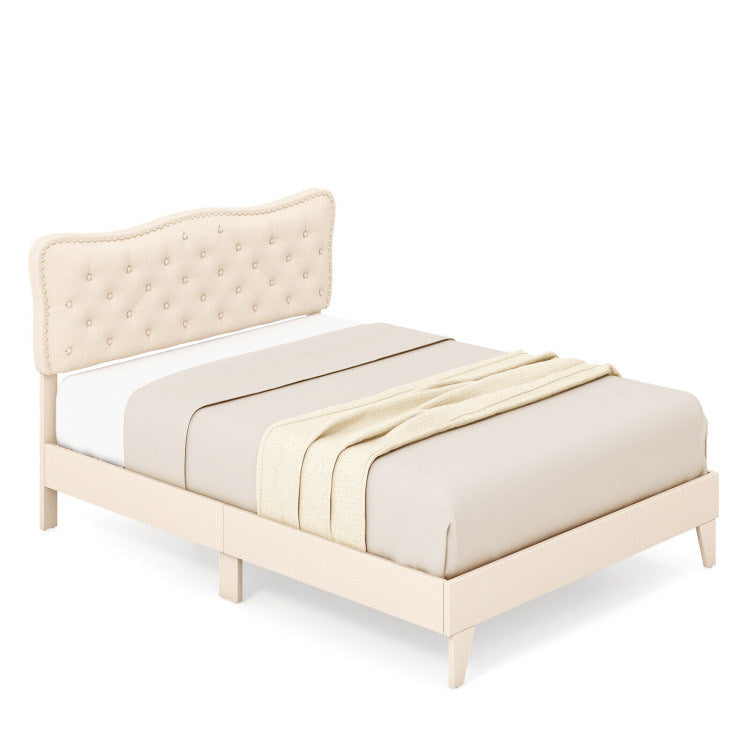 nae tufted upholstered bed