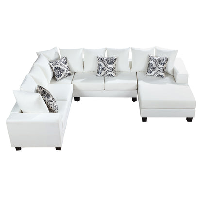 Elegant Velvet Corner Couch with Lots of Pillows