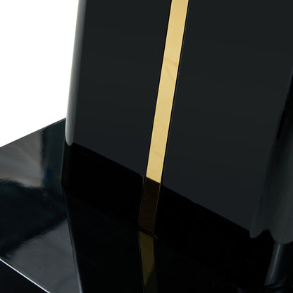 MDF Marble Table- Black