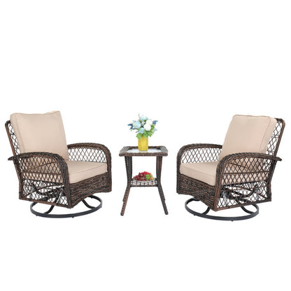 3 Pieces Patio Furniture Set