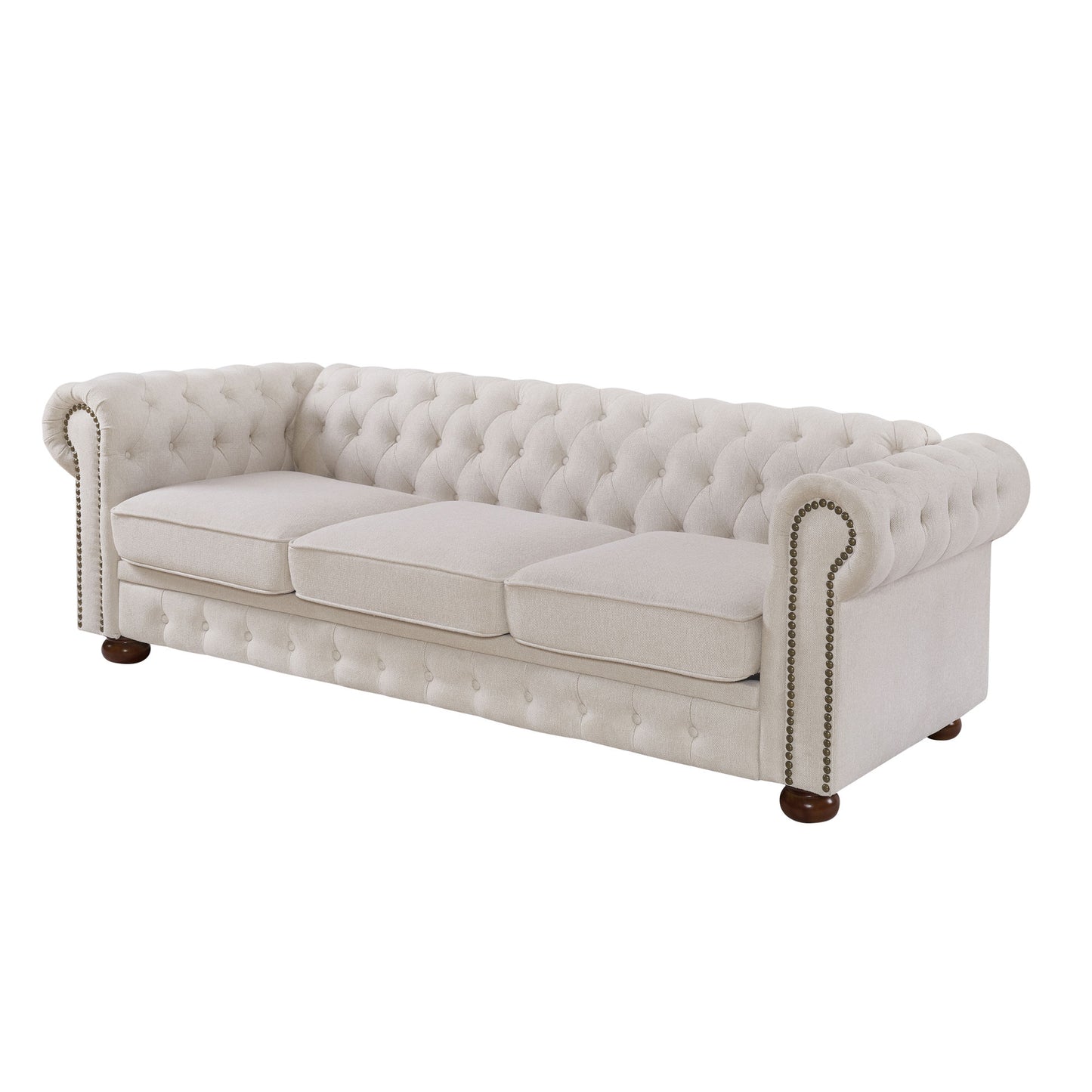 zara chesterfield sofa beige