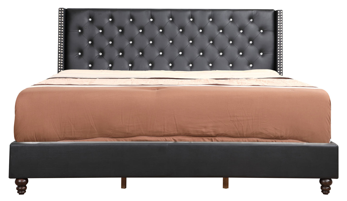 julie king upholstered bed