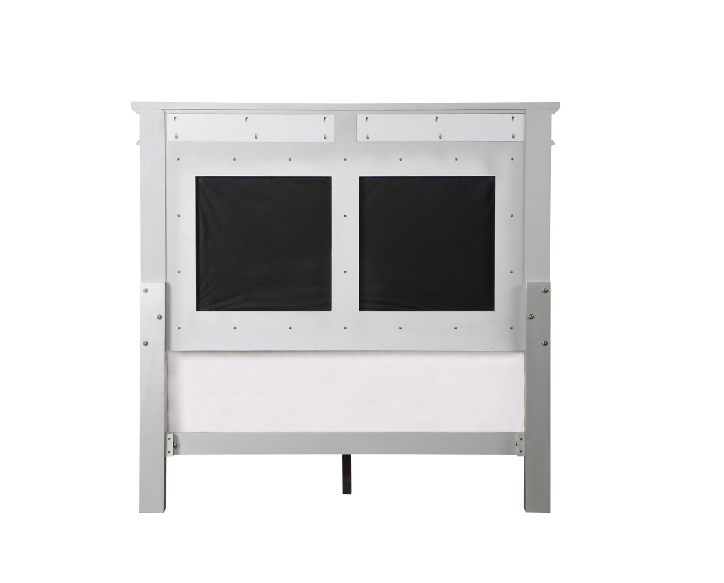 acme varian burgundy velvet, silver & mirrored bed