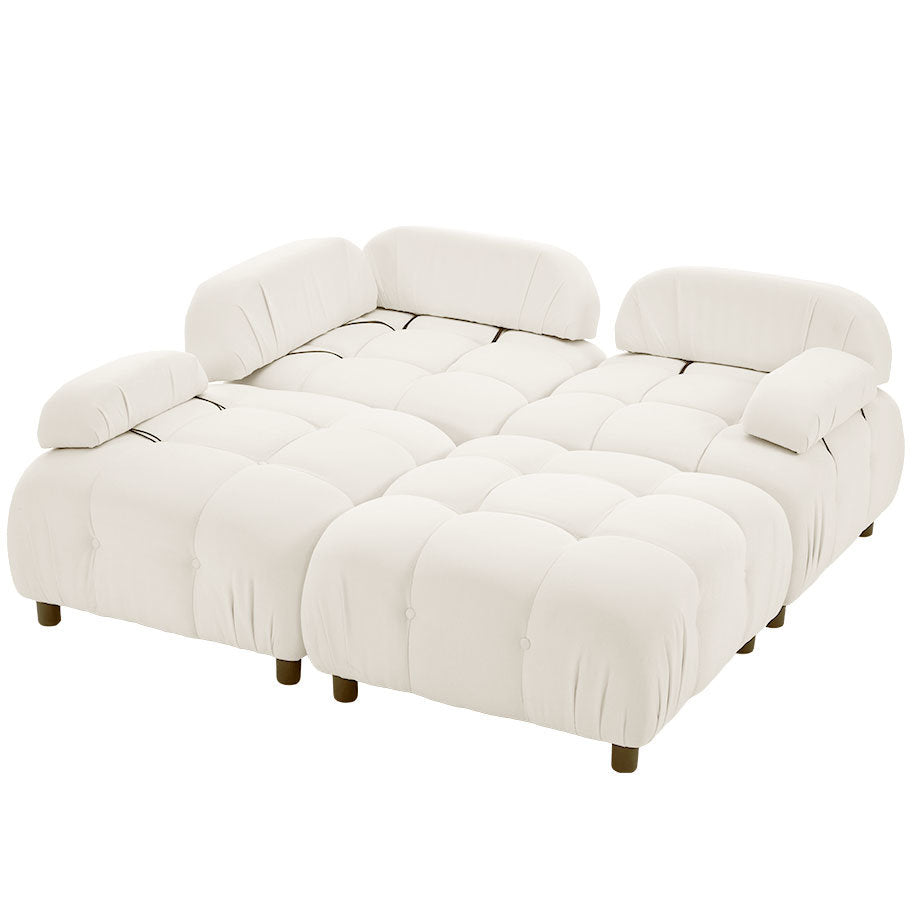u_style upholstery modular convertible sectional sofa