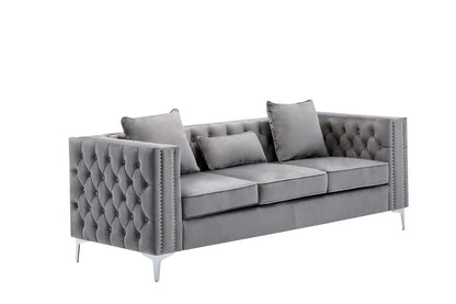 Lorreto Velvet Sofa Set