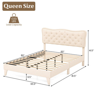 Nae Tufted Upholstered Bed