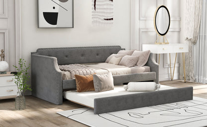 Emily Upholstered Daybed with Trundle
