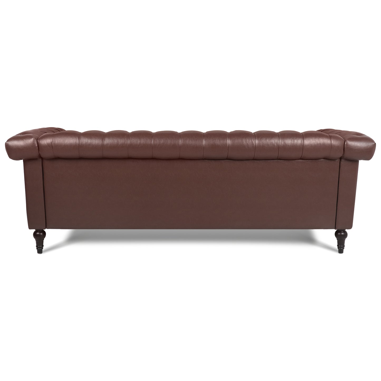 traditional chesterfield square arm sofa