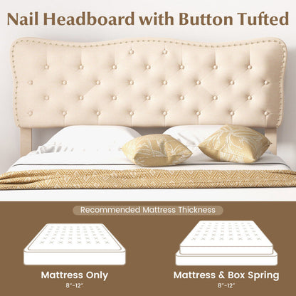 Nae Tufted Upholstered Bed