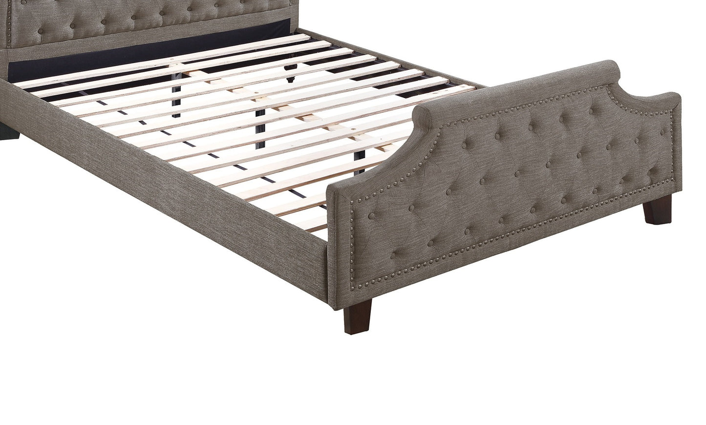 tufted eastern king size bed