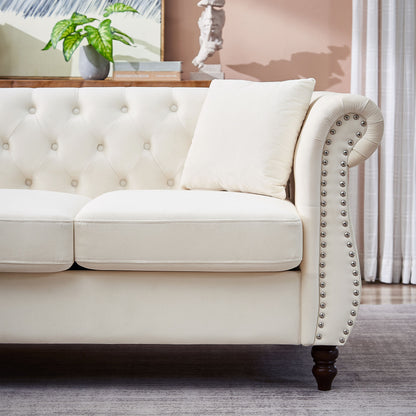 Chesterfield L-Shaped Sectional