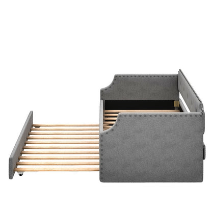 Emily Upholstered Daybed with Trundle