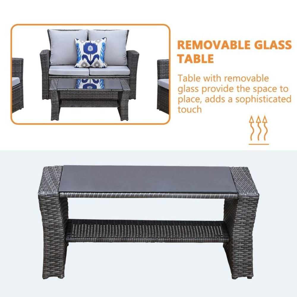 kto patio sofa set