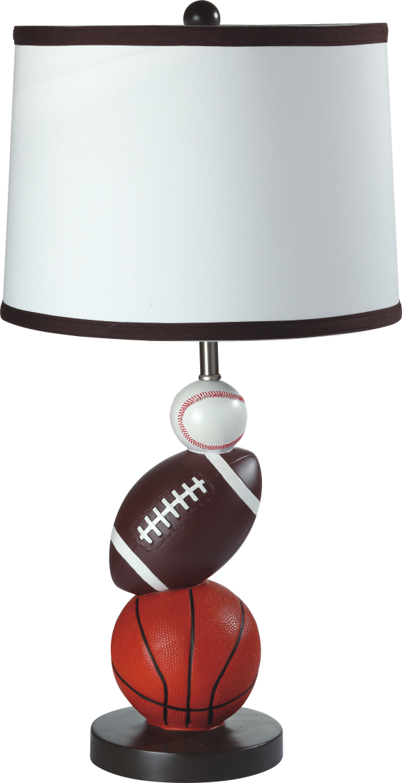 24.5"h multi-sport table lamp