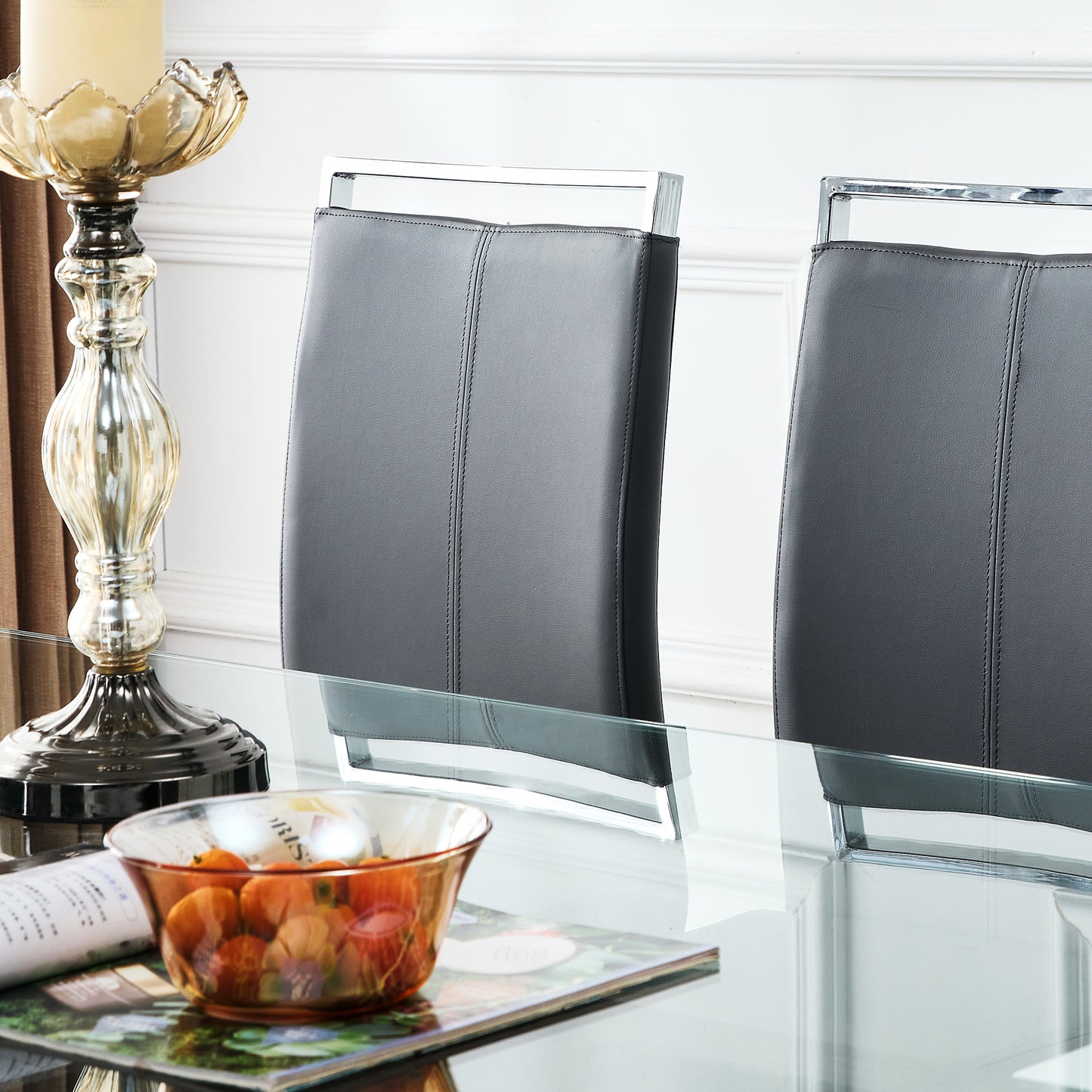 danny rectangular glass table