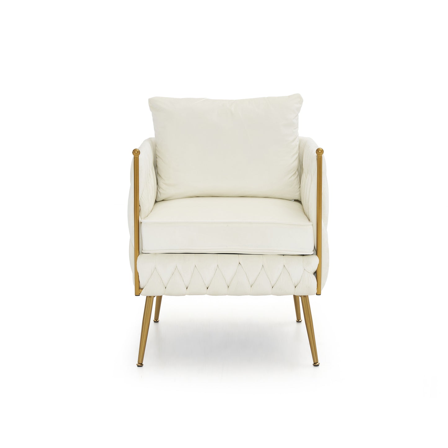 fiona fluffy tufted upholstered sofa set, cream white velvet