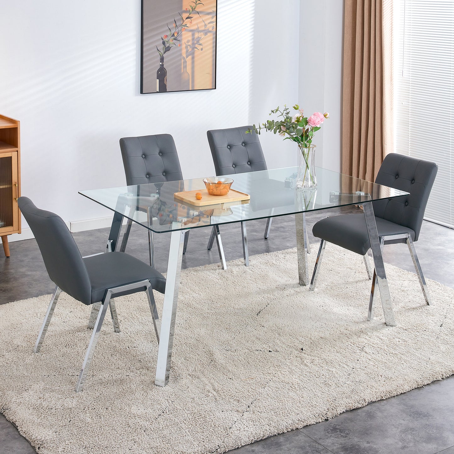 dining tablet set- black