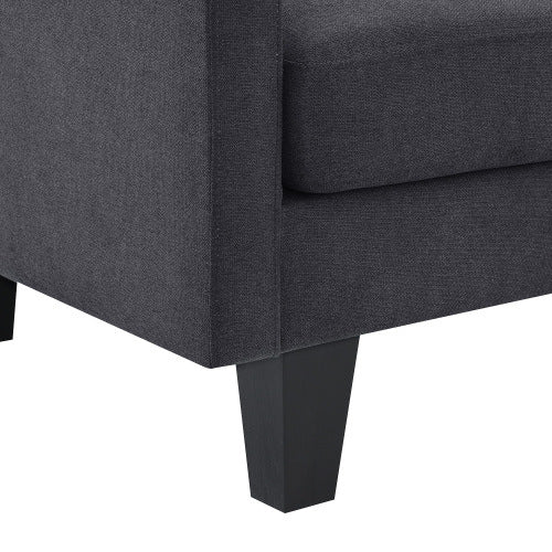 terry 5-seat couch set with chaise with 3 pillows