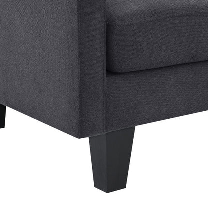 Terry 5-Seat Couch Set with Chaise with 3 Pillows