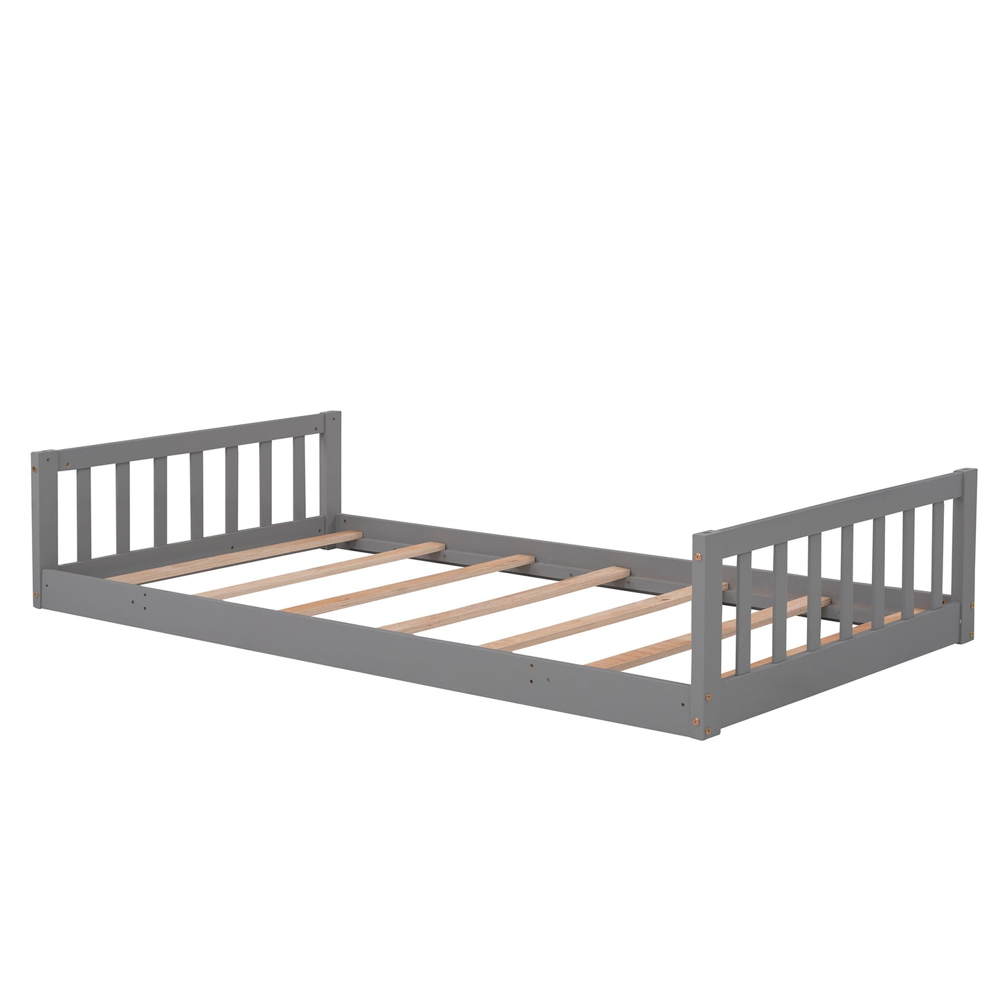 twin-over-twin-over-twin triple bed with built-in ladder and slide