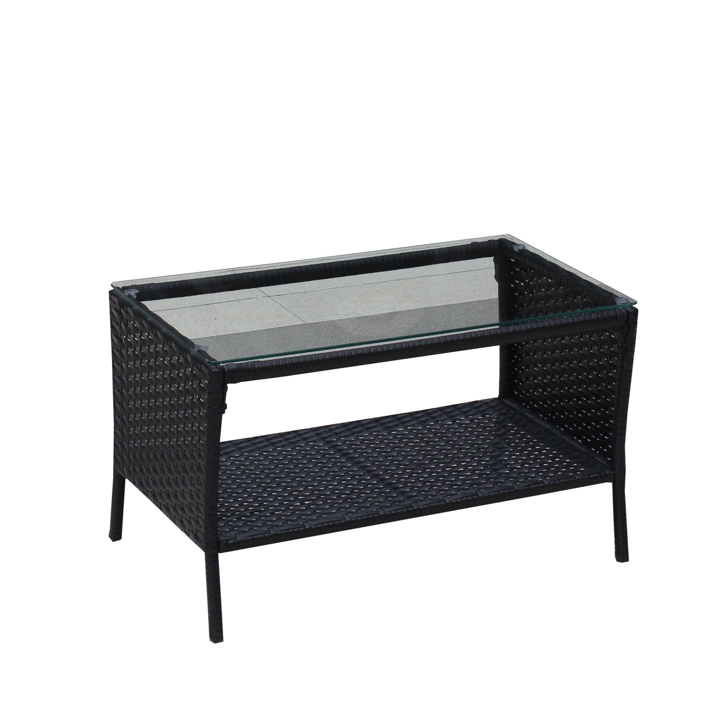 4 pc rattan patio set